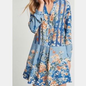 NWOT Anthropologie Tiny Gaina Floral Printed Dress